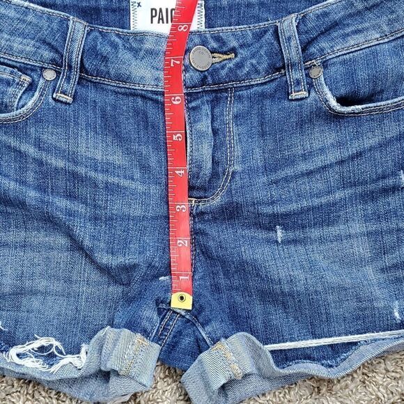 Paige Cuffed Denim Shorts - Picture 4 of 8
